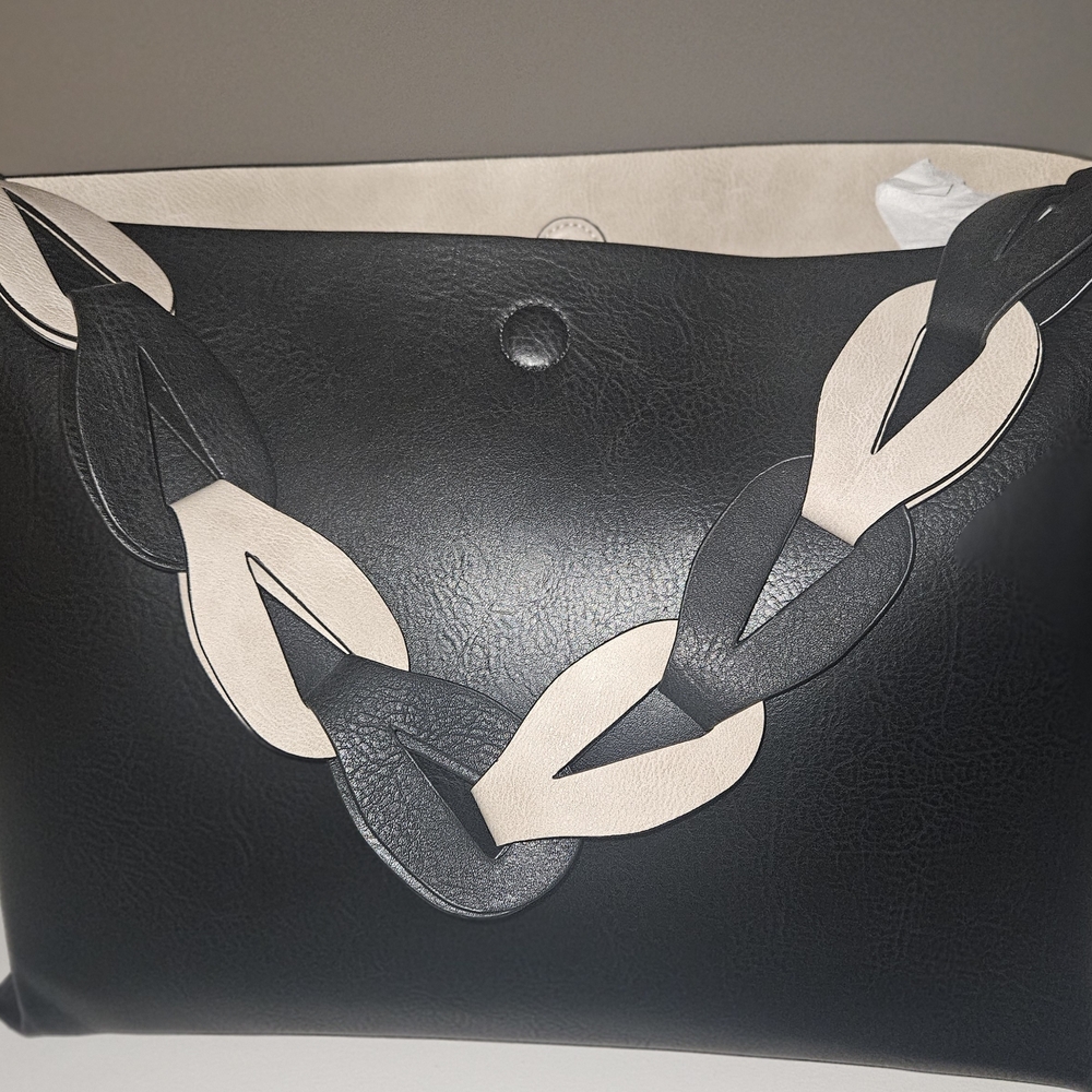 Express Black and Cream Women's Bag